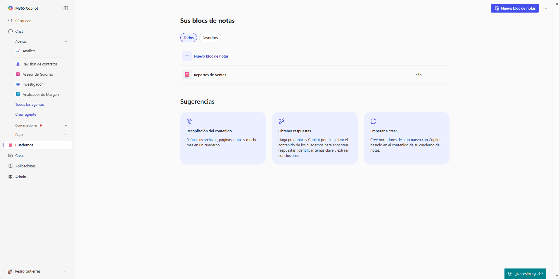 Actualización - Cuadernos - 15 de Agosto